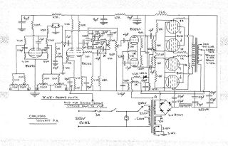 Carlsbro CS100 PA schematic circuit diagram